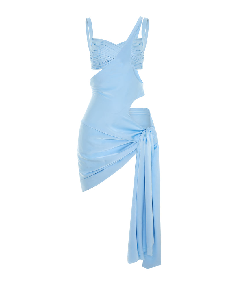 Fringe Detailed Mini Dress