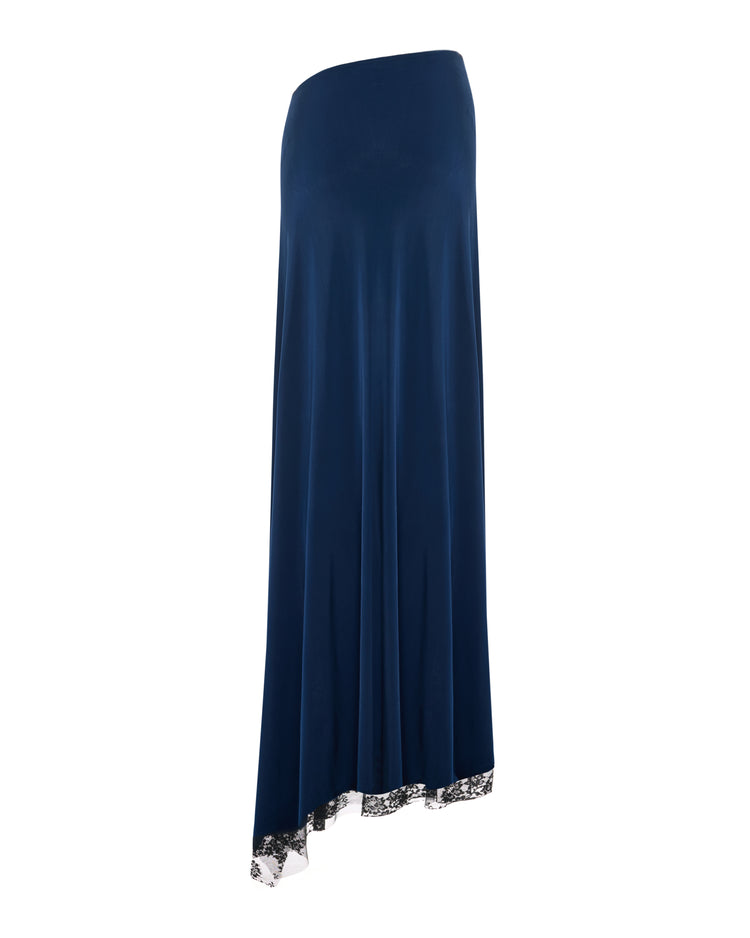 Body Suit Maxi Dress With Lace