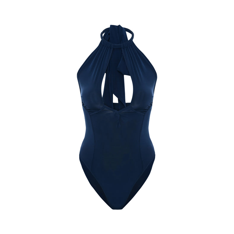 Body Suit Maxi Dress With Lace