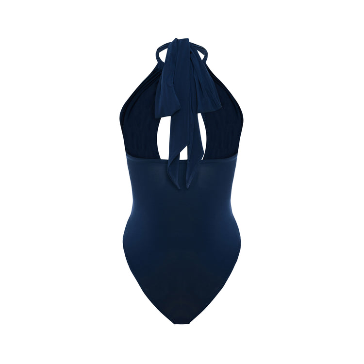 Body Suit Maxi Dress With Lace