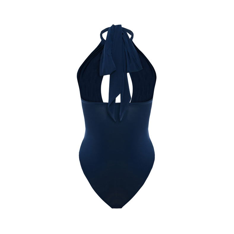 Body Suit Maxi Dress With Lace