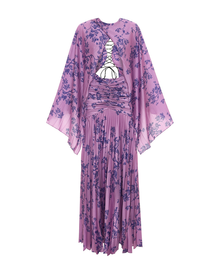 Maxi Dress In Paisley Pattern