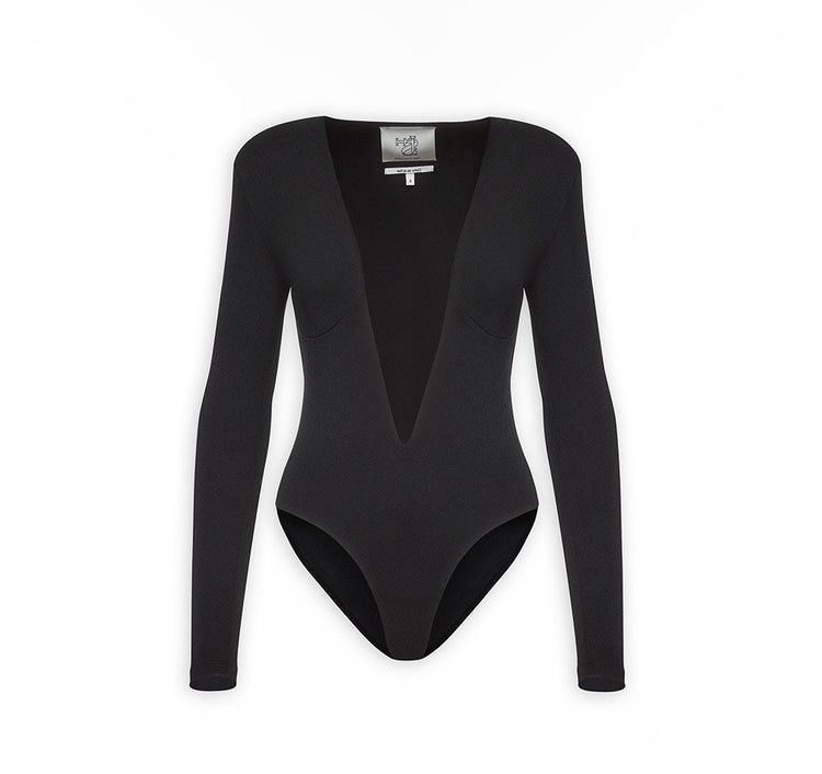 Derin V Yaka Omuz Dolgu Detaylı Üst