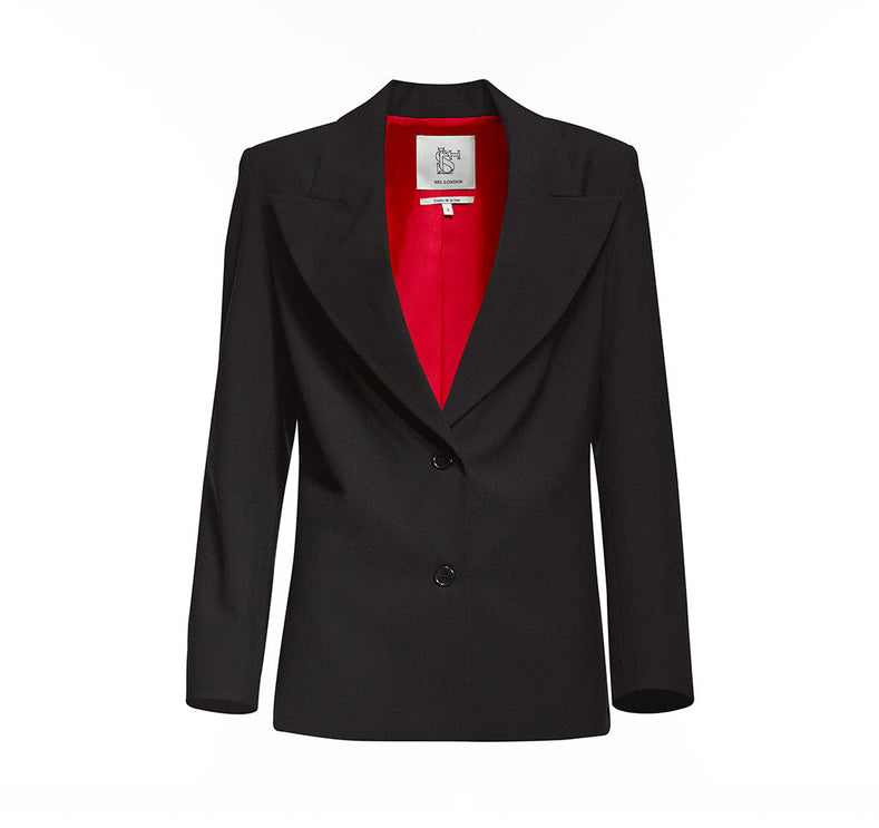 Oversize Omuz Dolgulu Blazer Ceket