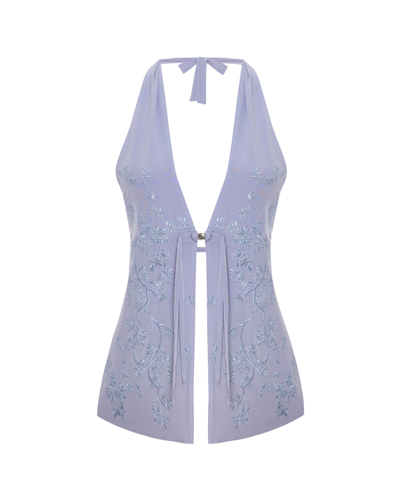 Wrap Around Top Lilac