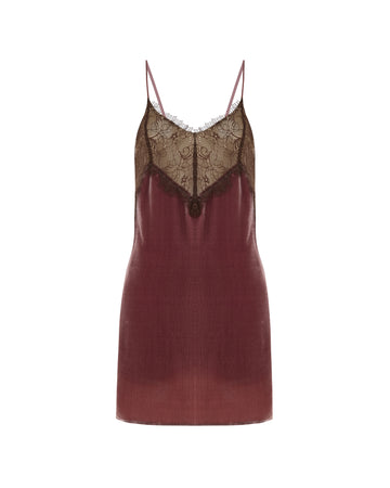 Lace Detailed Mini Dress