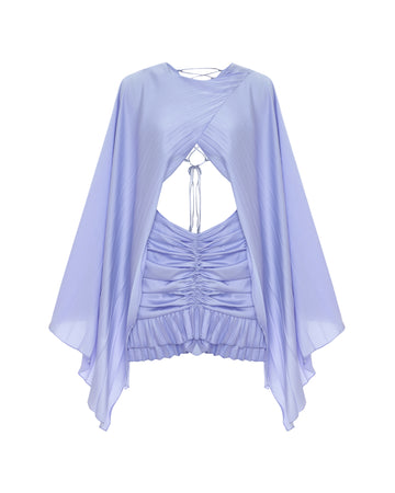 Gathered Waist Mini Dress