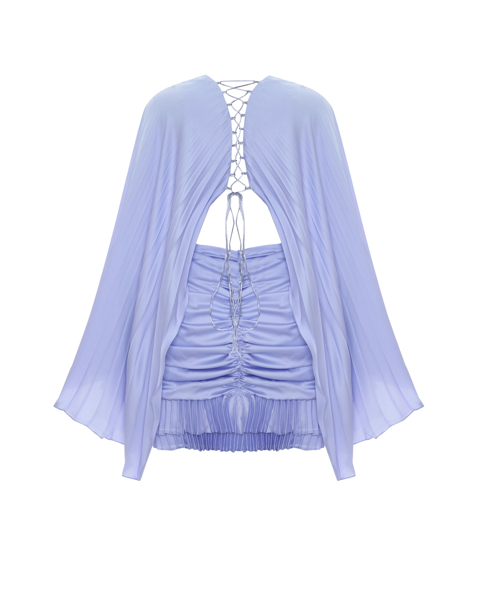 Gathered Waist Mini Dress