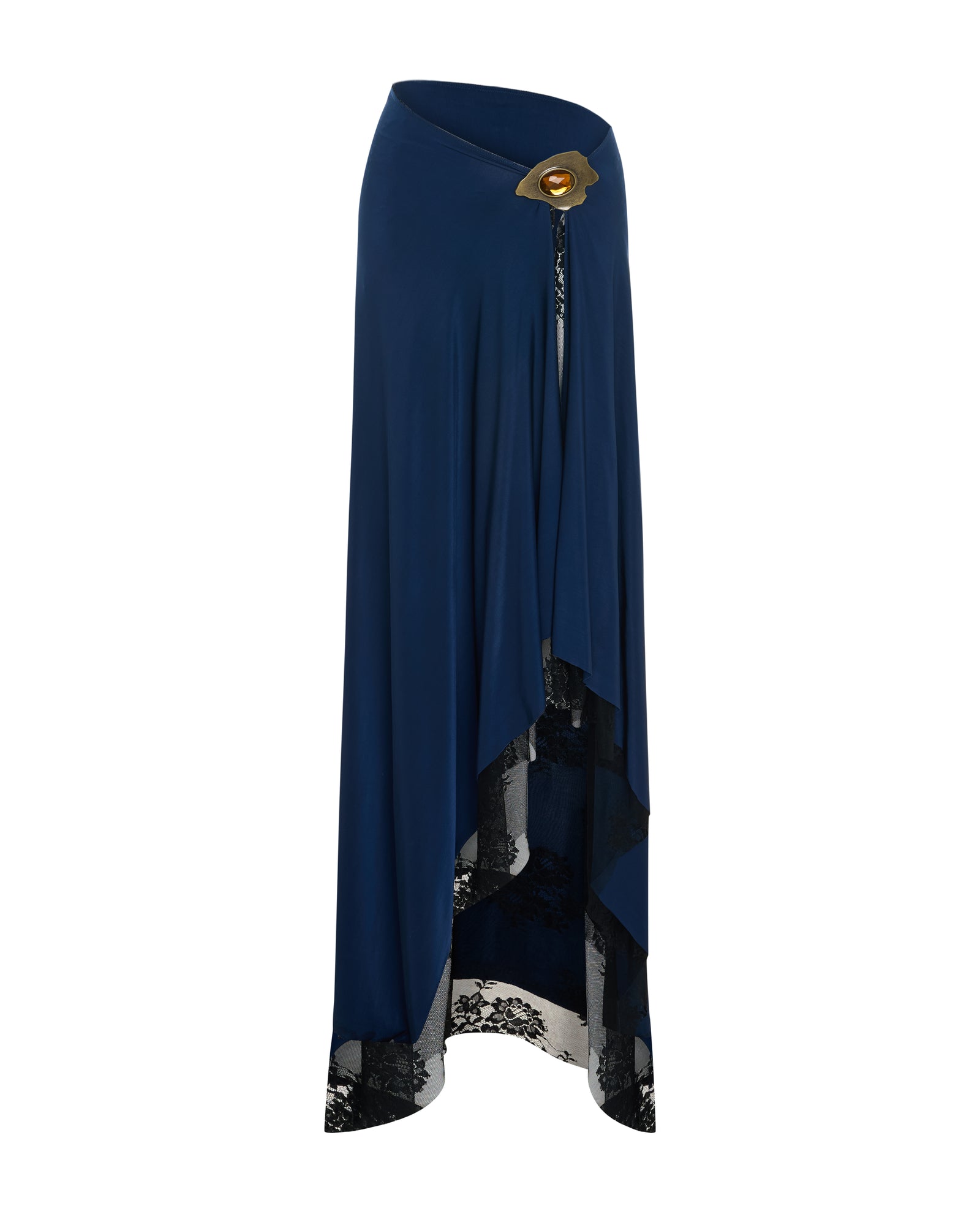 Body Suit Maxi Dress With Lace