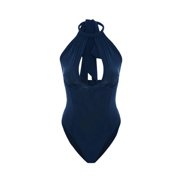 Body Suit Maxi Dress With Lace