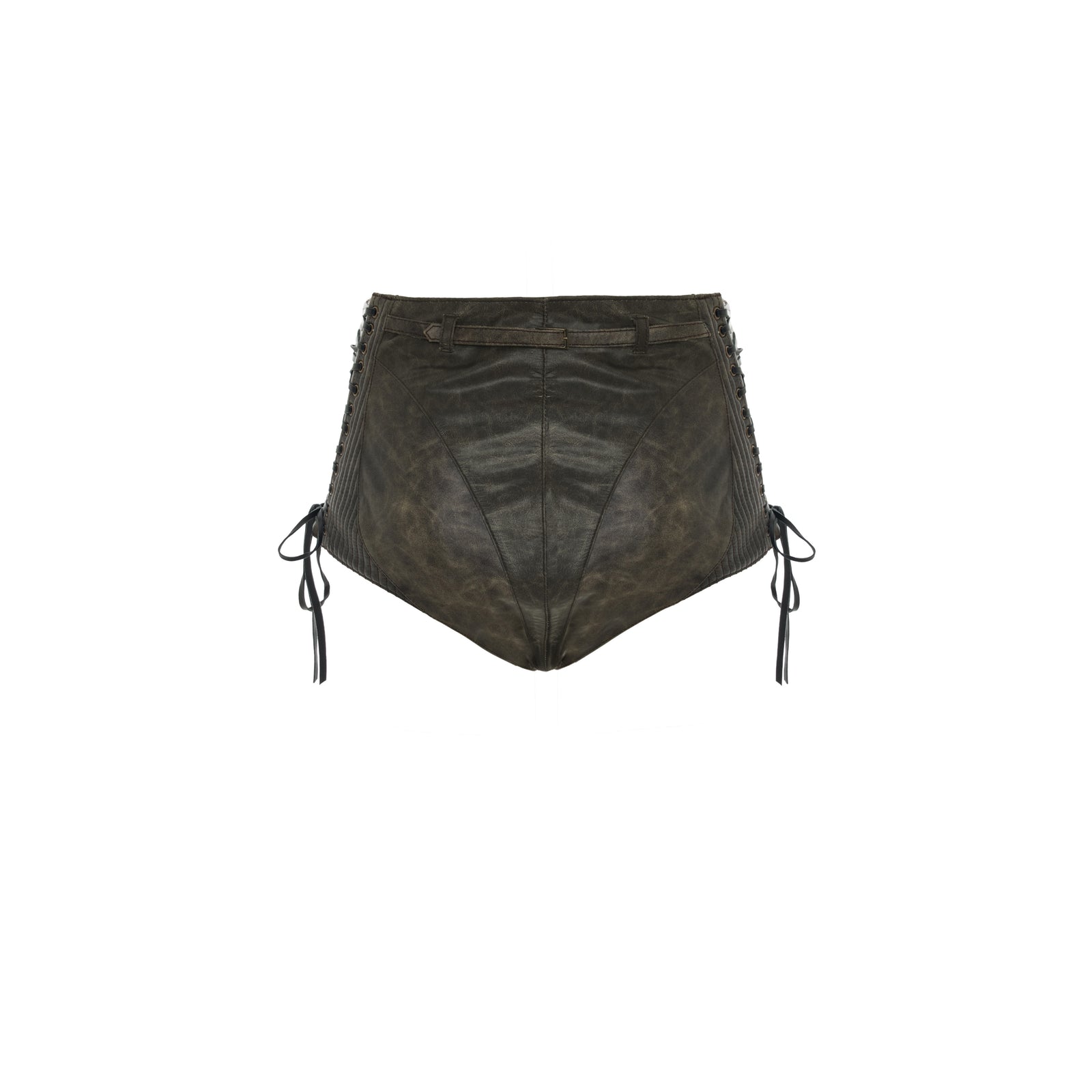 Rina Deri Ekstra Mini Şort