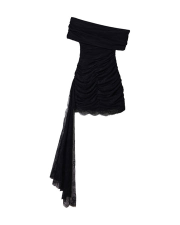 Mini Dress In Caviar