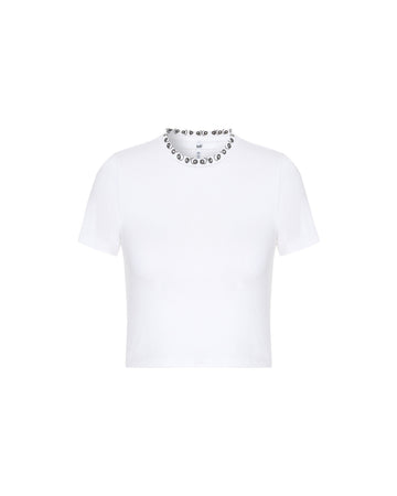 Pierced Cropped Tee