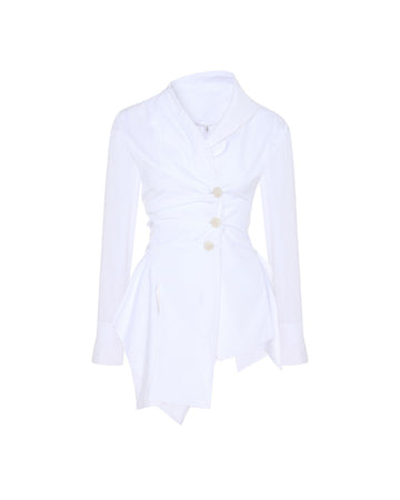 Deconstructed Shirt In Chalk