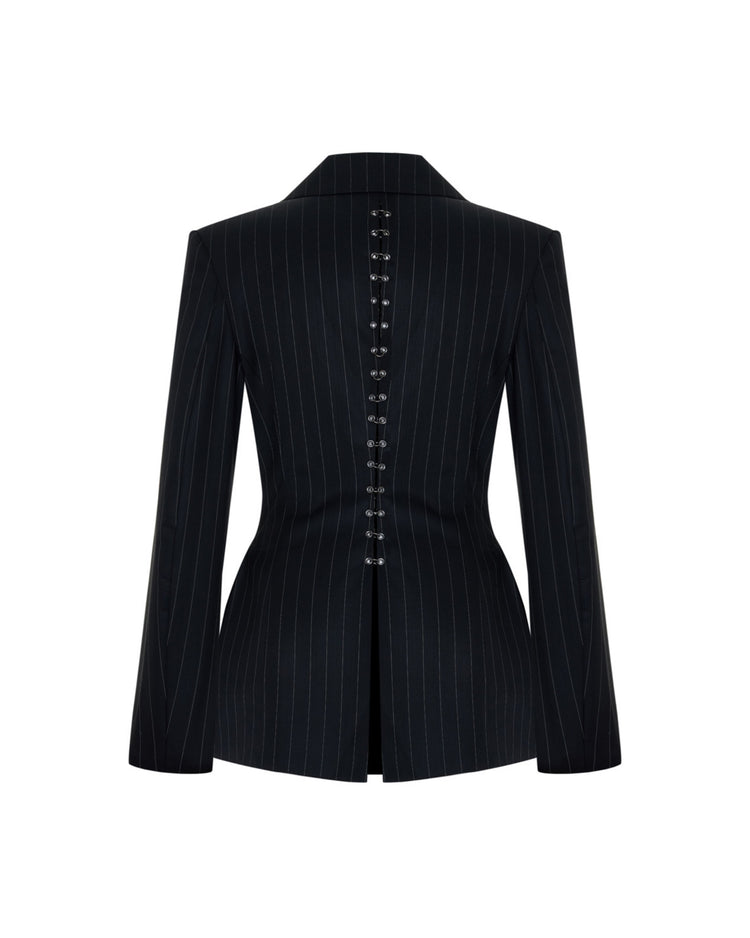 Piercing Detaylı Blazer Ceket