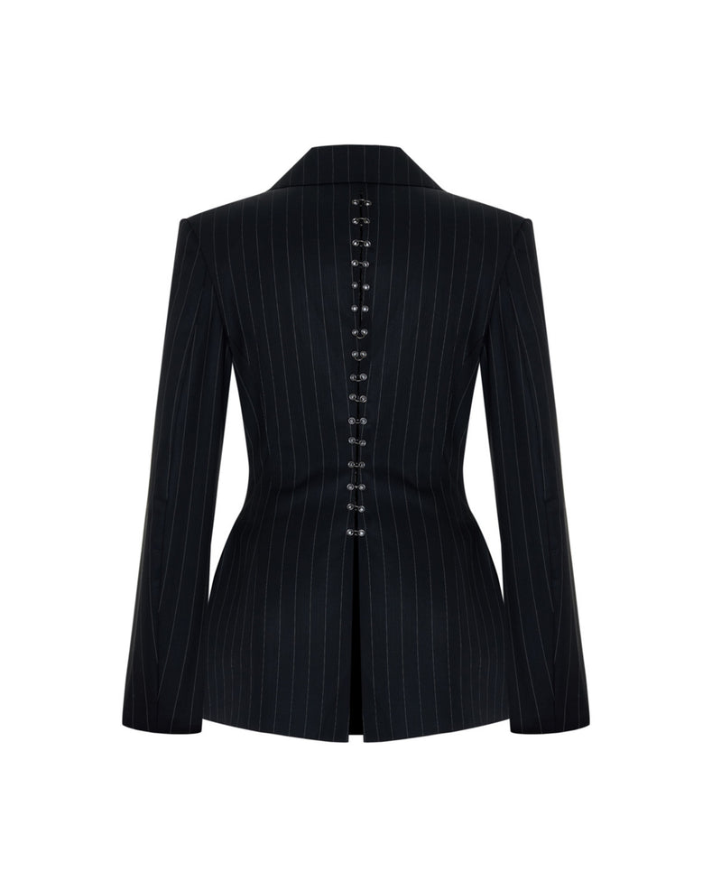Piercing Detaylı Blazer Ceket
