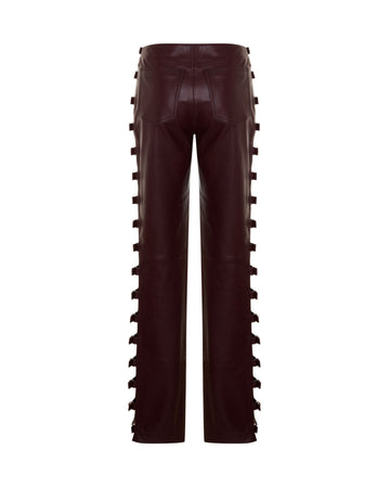 Buckle Detailed Flare Pants