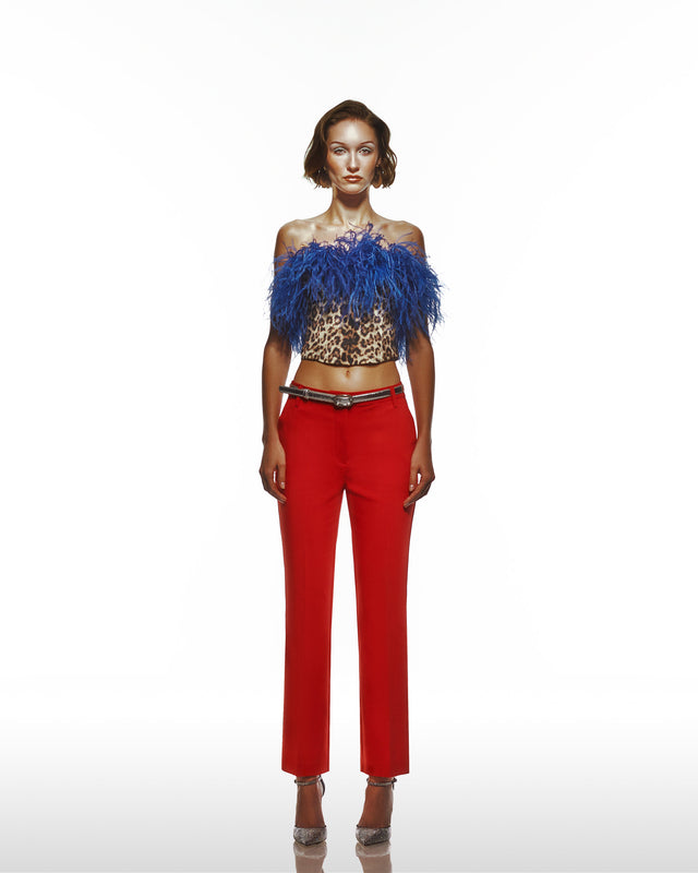 Palazzo Red Pants