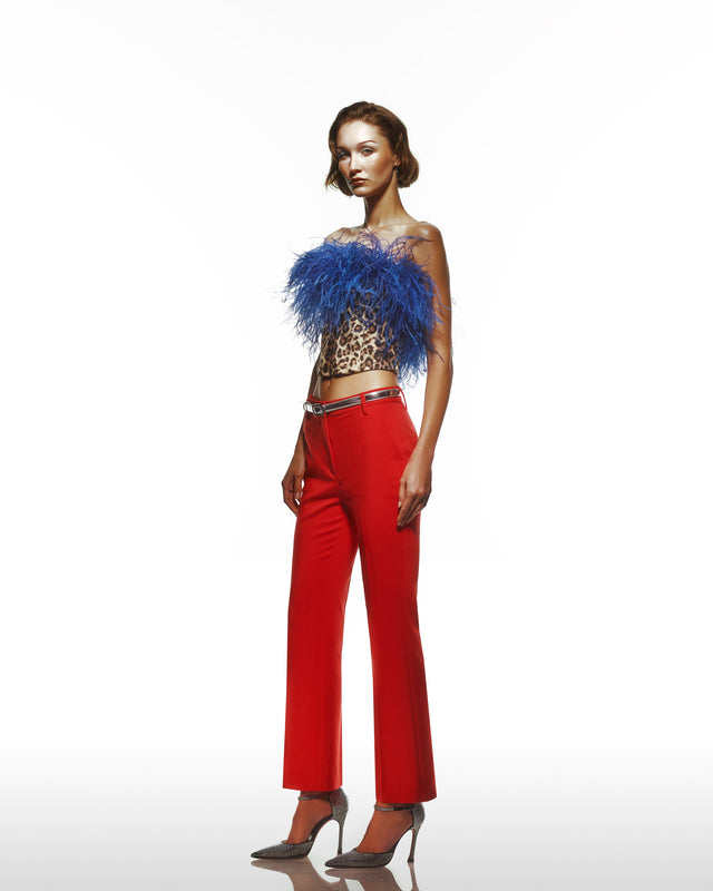 Palazzo Red Pants