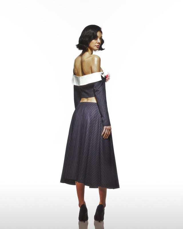 A Line Lady Skirt With Pockets