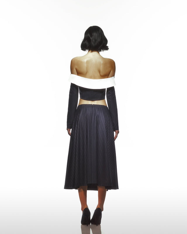 A Line Lady Skirt With Pockets