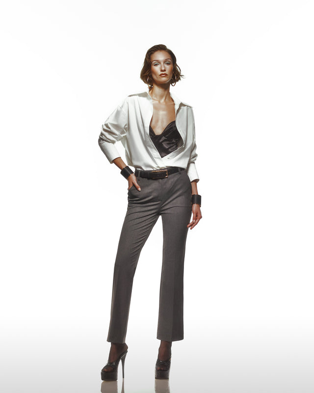 Palazzo Grey Pants