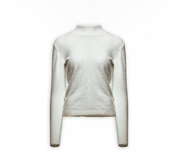 Yumuşak Dokulu Beyaz Kazak